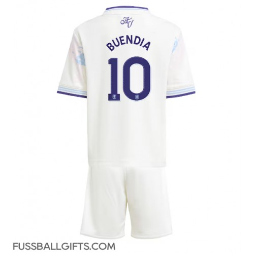 Aston Villa Emiliano Buendia #10 Fußballbekleidung 3rd trikot Kinder 2025-26 Kurzarm (+ kurze hosen)